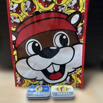 벅키즈 에코백과 태블릿 2개