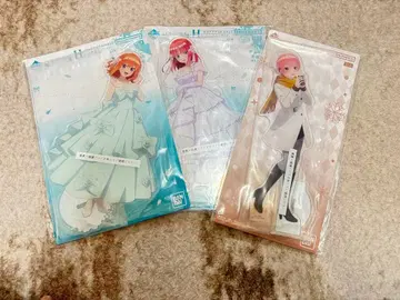 제일복권 5등분의 신부 G상 이치카 H상 니노, 요츠바 아크릴 스탠드