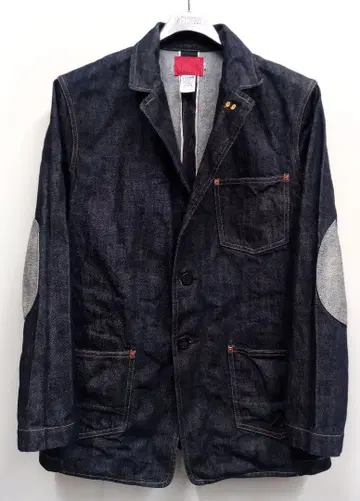 미사용 에비수 인디고 셀비지 데님 자켓 일본제 오카야마제 EVISU