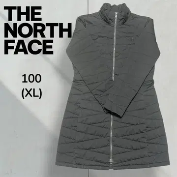 THE NORTH FACE 퀼팅 롱 코트 XL: 블랙
