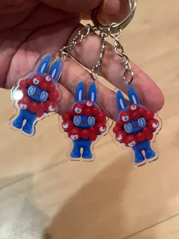 러브 미야쿠미야쿠 아크릴 키링 3개 세트 미야쿠미야쿠 클럽