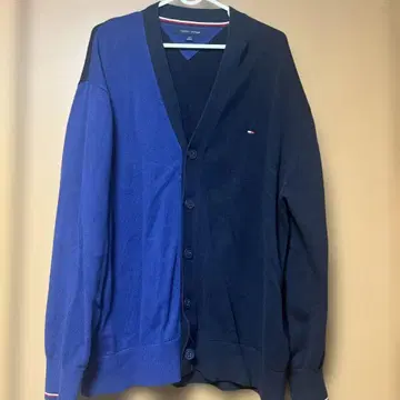 [ 새상품급 ] TOMMY HILFIGER 네이비/블루 가디건 L