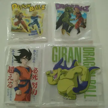 제일복권 드래곤볼 아크릴 스탠드 4개 세트 드래곤 스탠드