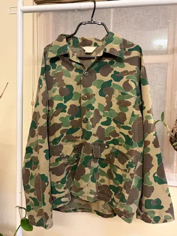 60s 덕헌터 카모 자켓 미군 밀리터리 빈티지