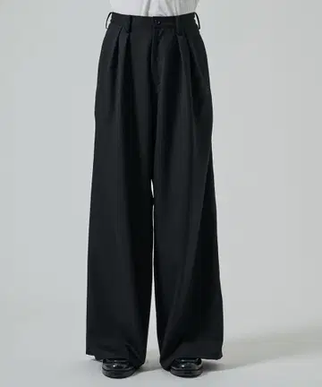 sulvam 2 Tucked Wide Pants (studious )