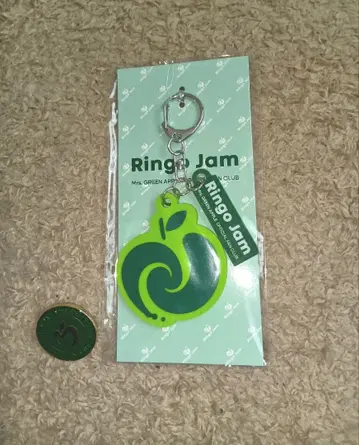 Mrs. GREEN APPLE FC 특전 러버 키링 핀 배지