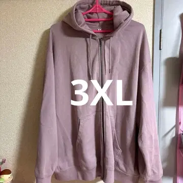 배송비 포함 새상품급 유니클로 맨투맨 풀 집업 후드티 3XL