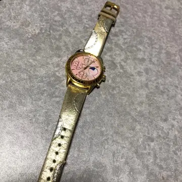 츠모리치사토 SEIKO 손목시계 골드 핑크