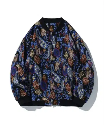 블루종 페이즐리 무늬 고블랑 블루종