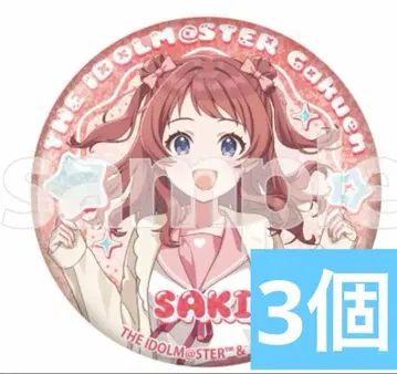 학원 아이돌 마스터 dmm 스크래치 글리터 캔뱃지 하나미 사키