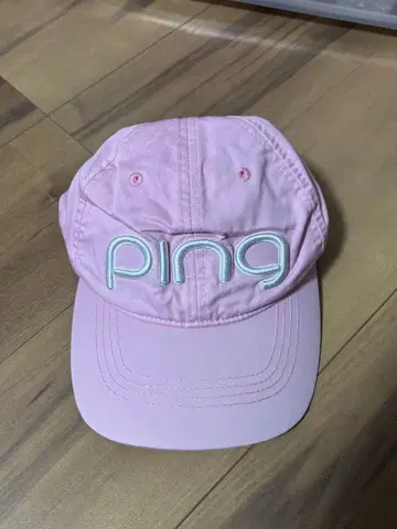 PING 핑크 캡