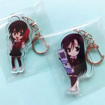 새상품 School Days 사이온지 세카이 카츠라 코토노하 아크릴 키링