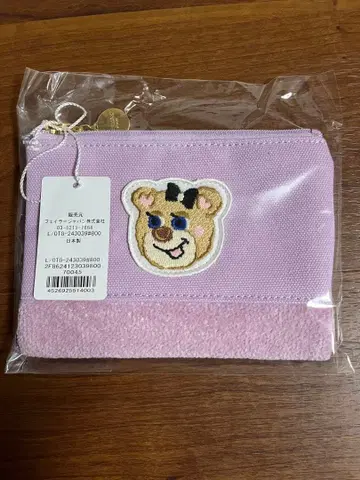 러브리바이페이러 올드 테디 파우치 테디걸 와펜 파우치