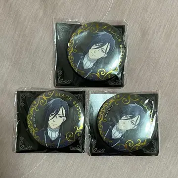 블랙 시커 세바스찬 22카레 금박 캔뱃지