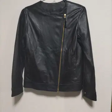 테치치 라이더스 노카라 양가죽 천연 가죽 램 가죽 가죽 자켓