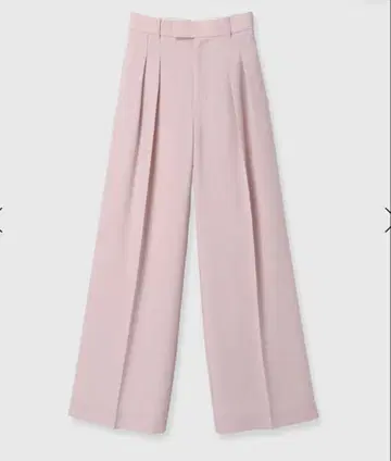 anuans 아뉴앙스 투 턱 와이드 팬츠 핑크 드라마 의상