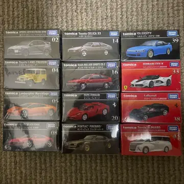 토미카 프리미엄 12대 세트 단종품 및 최초 한정품 포함