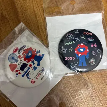 2개 세트 미야쿠미야쿠 오사카 간사이 만박 캔뱃지