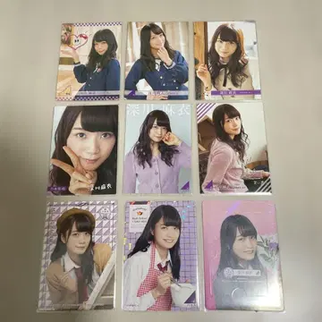 후카가와 마이 노기자카46 하이스쿨 카드 9장 세트