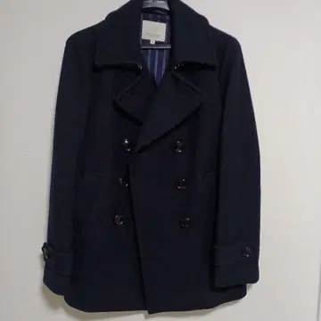 BEAUTY&YOUTH 네이비 피 코트