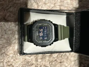G-SHOCK 디지털 시계 블랙/그린