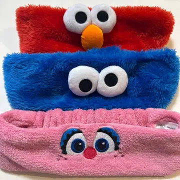 엘모 쿠키 몬스터 아비 헤어밴드 3종 세트