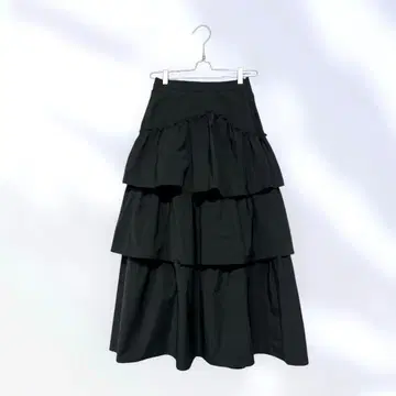 [ 새상품급 ] Ray BEAMS 레이빔즈 블랙 캉캉 스커트 블랙 S