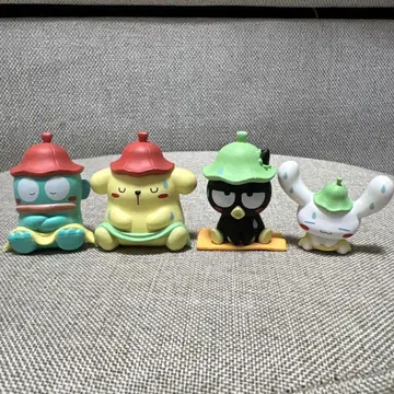 산리오 캐릭터즈 레츠 테이크 어 사우나 4개 세트