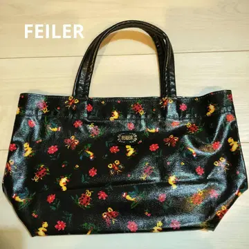 새상품급 페이러 하이디 미니 토트백 FEILER 블랙 핸드백