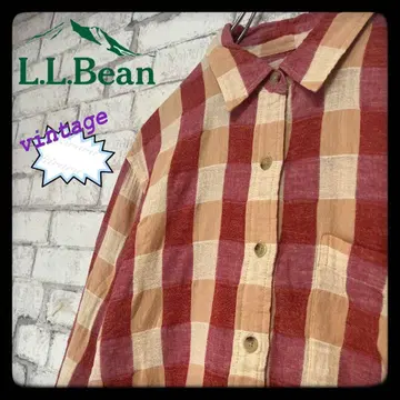 [ 레어 ] L.L.Bean 엘엘빈 긴팔 체크 셔츠