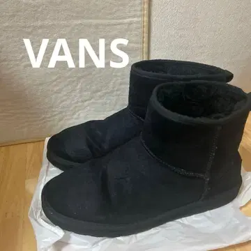 VANS 블랙 어그 부츠