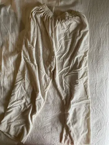 EDIT.FOR LULU 아이보리 벨벳 이지 팬츠 34 사이즈