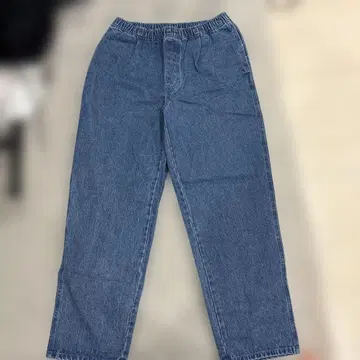 블루 데님 이지 팬츠