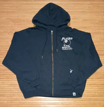 PLAYBOY SEQUENZ 블랙 후드티 M