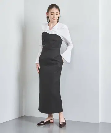 유나이티드 애로우즈 뷔스티에 원피스