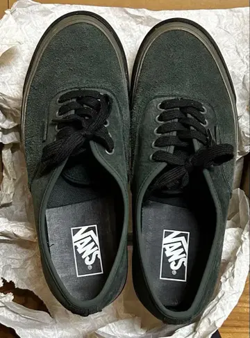VANS 오센틱 44dx 스웨이드 그린 US10