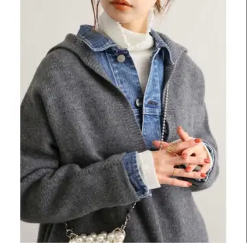 시착만 한 미사용품 SLOBE IENA 울  리브 터틀