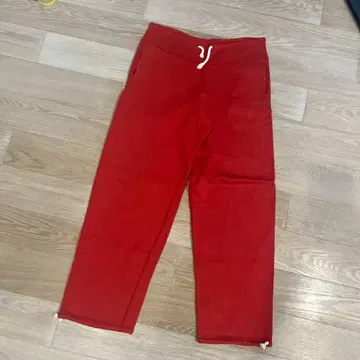 새상품급 Two Moon 투문 스웨트 팬츠 M 레드