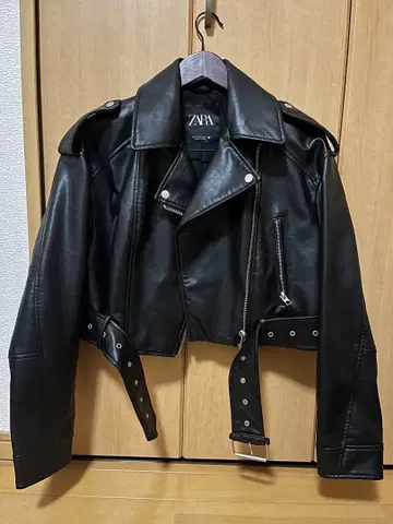ZARA 블랙 라이더 자켓 M