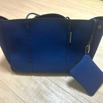 택 포함 새상품 STATE OF ESCAPE 네이비 토트백