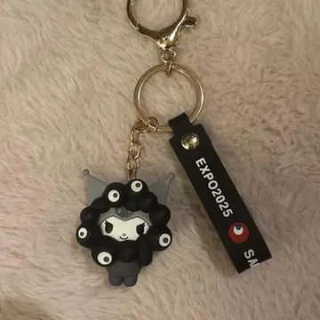 산리오 블랙 미야쿠미야쿠 만박 쿠로미 키링