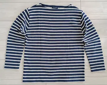 SAINT JAMES 긴팔 티셔츠 네이비/화이트 T3