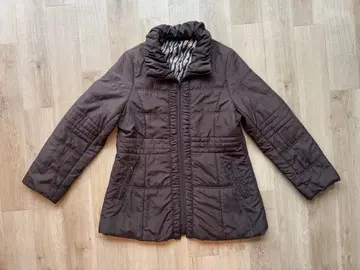 퀼팅 자켓 패딩 자켓 브라운 계열 캐주얼