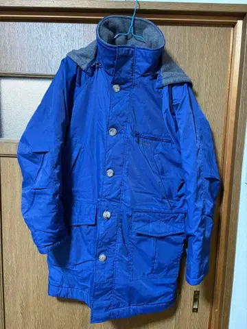 mont-bell 후드 부착 마운틴 파카 파랑