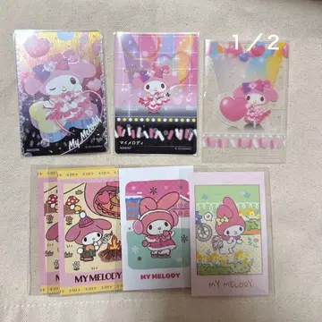 가챠 산리오 마이멜로디 묶음 판매 산리오 컬렉터즈 플러스 카드 홀로