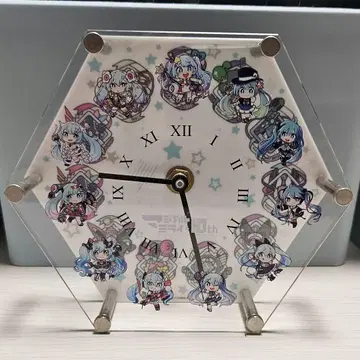 매지컬 미라이 10th ANNIVERSARY 아크릴 시계