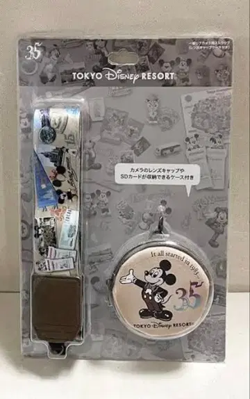 새상품 실사 미키 디즈니 Disney 도날드 카메라 스트랩