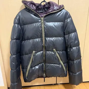 DUVETICA 다운 자켓 후드 부착 다크 그레이