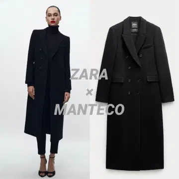 ZARA MANTECO 울 롱 코트
