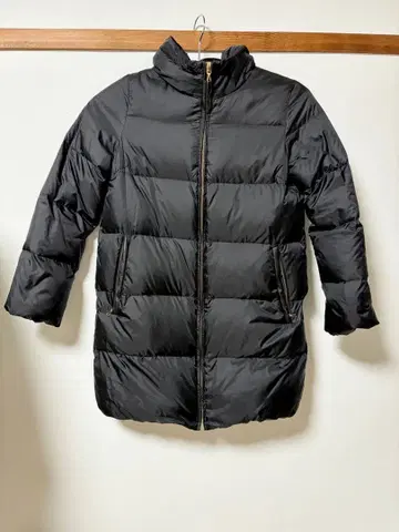 니시카와 다운 후드 부착 다운 자켓 블랙